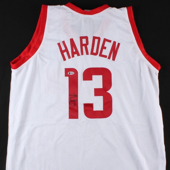 james harden autographed jersey